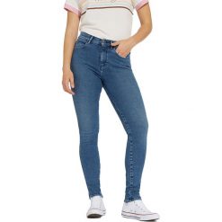 Jeansy Wrangler High Rise Skinny W27HRQ22V. Jeansy damskie Wrangler, bez wzorów, z elastanu. W wyprzedaży za 209,99 zł.