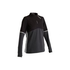 Bluza do piłki nożnej T500 damska. Czarne bluzy damskie KIPSTA, xl, z elastanu. Za 69,99 zł.