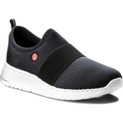 Półbuty RIEKER - N5051-14 Blue. Czarne półbuty damskie skórzane marki Rieker. W wyprzedaży za 169,00 zł.