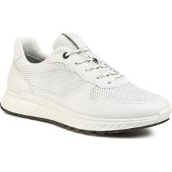 Sneakersy ECCO - St. 1 M 83619701007 White. Białe sneakersy męskie ecco, na co dzień, bez wzorów, ze skóry, eleganckie, bez zapięcia. W wyprzedaży za 519,00 zł.