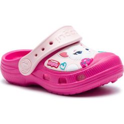 Klapki COQUI - Maxi 9382-602-3641 Lt. Fuchsia/Candy Pink. Różowe sandały dziewczęce Coqui, z tworzywa sztucznego, bez zapięcia. Za 79,00 zł.