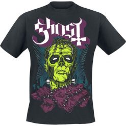Ghost Frankenstar T-Shirt czarny. Czarne koszulki męskie marki Ghost, xl, z nadrukiem, z okrągłym kołnierzem. Za 74,90 zł.