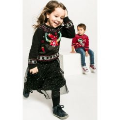 Medicine - Sweter dziecięcy 104-140 cm Xmas. Szare swetry dziewczęce MEDICINE, z bawełny, z okrągłym kołnierzem. W wyprzedaży za 39,90 zł.