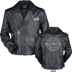 AC/DC EMP Signature Collection Kurtka skórzana czarny. Czarne kurtki męskie marki AC/DC, xl, z motywem zwierzęcym. Za 1014,90 zł.