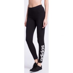 Adidas Performance - Legginsy. Czarne legginsy damskie marki adidas Performance, s, z nadrukiem, z elastanu. Za 119,90 zł.