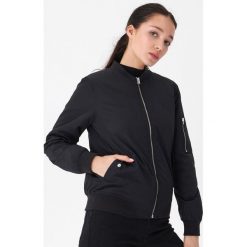 Kurtka bomber - Czarny. Czarne kurtki damskie House, s, bez wzorów, bez kaptura. Za 99,99 zł.