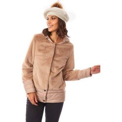 Kurtka przejściowa w kolorze beżowym. Brązowe kurtki damskie Snowie Collection, xl, bez wzorów, bez kaptura. W wyprzedaży za 219,95 zł.