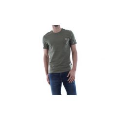 T-shirty z krótkim rękawem Guess M92I19 I3Z00 CN SS TEE. Zielone t-shirty męskie Guess, s, z aplikacjami, bez kołnierzyka, krótkie. Za 118,13 zł.
