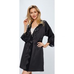 Lauren Ralph Lauren - Szlafrok. Szare szlafroki damskie marki Lauren Ralph Lauren, l, z poliesteru. W wyprzedaży za 299,90 zł.