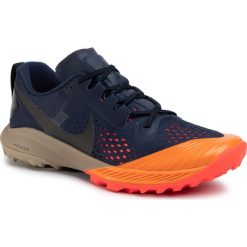 Buty NIKE - Air Zoom Terra Kiger 5 AQ2219 402 Obsidian/Black/Laser Crimson. Niebieskie buty sportowe męskie Nike, z tworzywa sztucznego, bez zapięcia, do biegania. Za 549,00 zł.