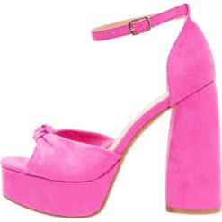 Rzymianki damskie: Public Desire BACKBITE Sandały na obcasie hot pink