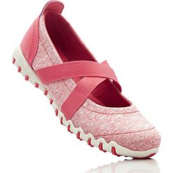 Baleriny sportowe bonprix koralowy melanż. Czerwone baleriny damskie lakierowane bonprix, melanż. Za 37,99 zł.
