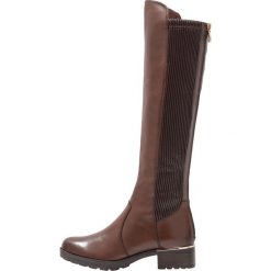Caprice Kozaki dark brown. Brązowe kozaki damskie skórzane Caprice. Za 579,00 zł.