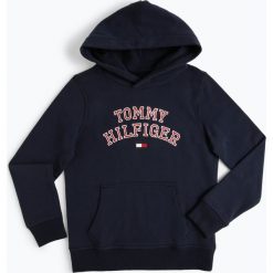 Odzież dziecięca: Tommy Hilfiger - Chłopięca bluza nierozpinana, niebieski