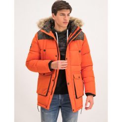 Parka Superdry Explorer M5000081A. Pomarańczowe kurtki męskie Superdry, na zimę, m, bez wzorów, z poliesteru, bez kaptura. W wyprzedaży za 409,00 zł.