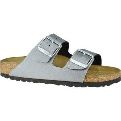 Birkenstock Arizona BS 1014285. Szare klapki damskie Birkenstock, bez wzorów, z syntetyku, bez obcasa. W wyprzedaży za 249,99 zł.