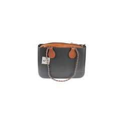 TORBA LARGE LUX SILVER. Szare torebki klasyczne damskie Doubleu bag, bez wzorów, eleganckie, bez dodatków. Za 295,20 zł.