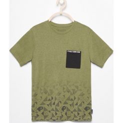 T-shirty chłopięce: T-shirt z kieszonką – Zielony