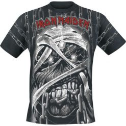 T-shirty męskie: Iron Maiden Mummy - Allover T-Shirt czarny