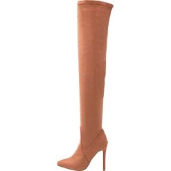 Buty zimowe damskie: Lost Ink TAVI STILLETTO Kozaki na obcasie rust