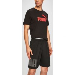 Puma - Szorty. Czarne spodenki sportowe męskie Puma, s, z nadrukiem, z elastanu, sportowe. W wyprzedaży za 139,90 zł.
