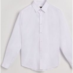 Koszula slim fit - Biały. Białe koszule męskie slim marki Reserved, m. Za 99,99 zł.