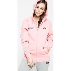 Ellesse - Bluza. Różowe bluzy damskie Ellesse, bez wzorów, z bawełny, bez rękawów, z kapturem. W wyprzedaży za 229,90 zł.