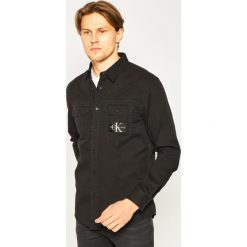 Koszula Calvin Klein Jeans Twill Utility J30J315416. Czarne koszule męskie Calvin Klein Jeans, xl, bez wzorów, z bawełny, casualowe, bez kołnierzyka, bez rękawów. W wyprzedaży za 239,00 zł.