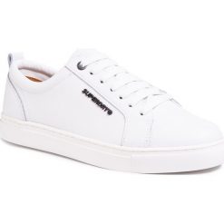 Sneakersy SUPERDRY - Truman Leather Lace Up MF110001A White 04C. Białe sneakersy męskie Superdry, bez zapięcia. W wyprzedaży za 269,00 zł.