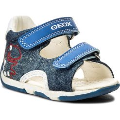 Sandały GEOX - B S. Tapuz B.B B820XB 0PABC C4BK4 Avio/Royal. Niebieskie sandały chłopięce Geox, ze skóry ekologicznej, bez zapięcia. W wyprzedaży za 109,00 zł.