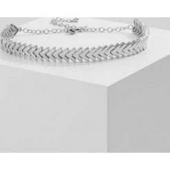 Naszyjniki damskie: Rebecca Minkoff CHEVRON Naszyjnik silvercoloured