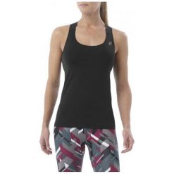 Asics Koszulka Damska Base Tank W Czarna L. Czarne bluzki sportowe damskie Asics, l, bez wzorów, ze skóry, bez kołnierzyka, bez rękawów, bez kaptura, na fitness i siłownię, climacool (adidas). Za 159,00 zł.