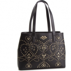 Torebka LOVE MOSCHINO - JC4124PP17LR000A Nero/Galv.Oro. Czarne torebki klasyczne damskie Love Moschino, bez wzorów, ze skóry ekologicznej, klasyczne, bez dodatków. W wyprzedaży za 669,00 zł.