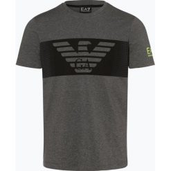 EA7 Emporio Armani - T-shirt męski, szary. Szare t-shirty męskie EA7 Emporio Armani, m, bez wzorów, z bawełny, bez kołnierzyka. Za 329,95 zł.