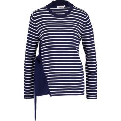 Swetry klasyczne damskie: Finery London SYCAMORE Sweter navy/white