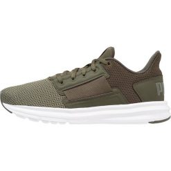 Puma ENZO STREET Obuwie treningowe forest night/castor gray. Zielone buty chłopięce sportowe Puma, z materiału. Za 249,00 zł.
