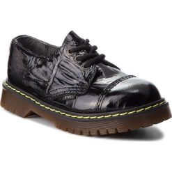 Glany STEEL - 101/AL/D-97 Black. Czarne półbuty damskie Steel, ze skóry, klasyczne, bez obcasa, bez zapięcia. W wyprzedaży za 169,00 zł.