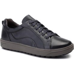 Sneakersy JANA - 8-23601-23 Navy 805. Niebieskie półbuty damskie Jana, na co dzień, bez wzorów, ze skóry, bez obcasa, na płaskiej podeszwie, bez zapięcia. W wyprzedaży za 219,00 zł.