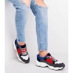Buty sportowe damskie N/M 2018-A02 Szaro-Niebieskie. Szare buty sportowe damskie N/M, bez wzorów, z tkaniny, sportowe, trekkingowe. Za 90,00 zł.