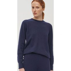 Sweter z wełny i kaszmiru - Granatowy. Niebieskie swetry damskie Reserved, s, bez wzorów, z wełny, bez rękawów, bez kaptura. Za 249,99 zł.