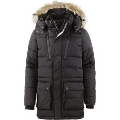 Parka w kolorze czarnym. Czarne płaszcze męskie Street & Sports Wear, na zimę, s, moro, bez kaptura. W wyprzedaży za 386,95 zł.