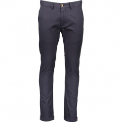 Spodnie chino - Skinny fit - w kolorze granatowym. Niebieskie bez kategorii Ben Sherman, w paski, z materiału. W wyprzedaży za 173,95 zł.