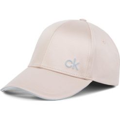 Czapka z daszkiem CALVIN KLEIN - Satin Piping Cap K60K605166 064. Brązowe czapki damskie marki Calvin Klein, bez wzorów, z elastanu. Za 179,00 zł.