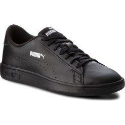 Sneakersy PUMA - Smash V2 L Perf 365213 01 Puma Black/Puma Black. Czarne półbuty damskie Puma, ze skóry ekologicznej. W wyprzedaży za 189,99 zł.