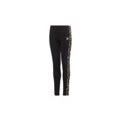 Legginsy i Rajstopy Dziecko adidas LEGGINGS SOLID. Czarne rajstopy dziewczęce Adidas, bez wzorów. Za 119,00 zł.