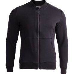Bluza męska BLM604 - głęboka czerń - Outhorn. Bluzy męskie Outhorn, m, bez wzorów, z bawełny, ze stójką, bez rękawów, bez kaptura. W wyprzedaży za 89,99 zł.