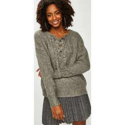 Answear - Sweter. Szare swetry klasyczne damskie ANSWEAR, s, z dzianiny. Za 169,90 zł.