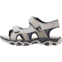 Lumberjack LEVI Sandały trekkingowe light grey/navy. Szare sandały męskie skórzane marki Lumberjack. Za 149,00 zł.