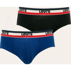 Levi's - Slipy (2-pack). Niebieskie slipy męskie Levi's®, s, bez wzorów, z elastanu. Za 89,90 zł.