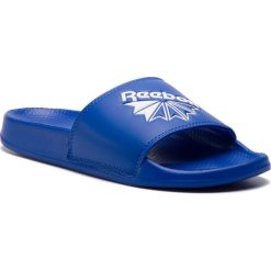 Klapki Reebok - Classic Slide DV4101 Crushed Cobalt/White. Niebieskie klapki męskie Reebok, bez wzorów, ze skóry ekologicznej. W wyprzedaży za 99,00 zł.